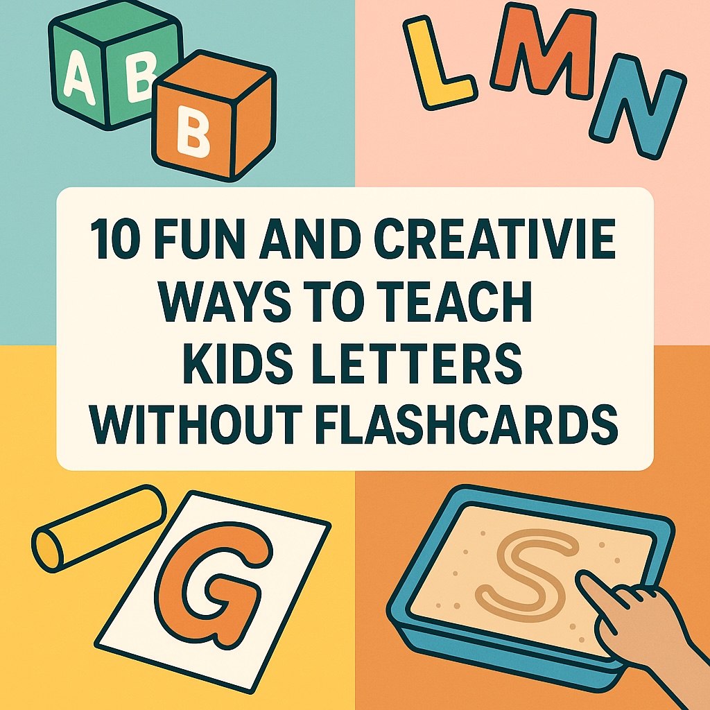 10 Fun and Creative Ways to Teach Kids Letters Without Flashcards