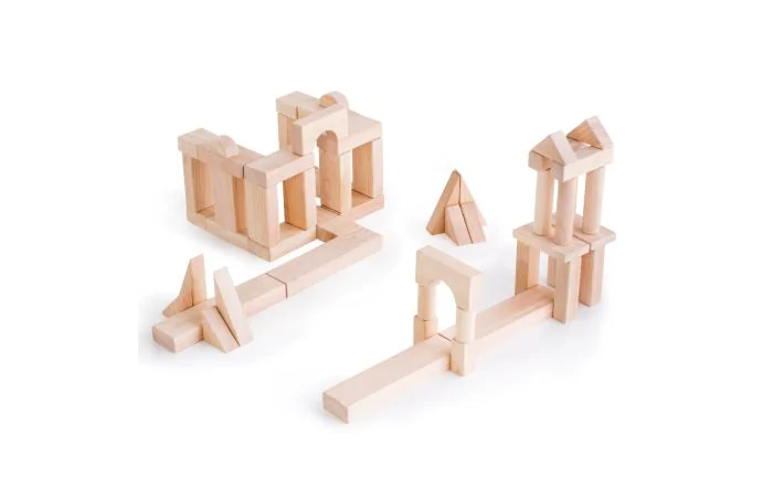 Montessori Wooden Construction Blocks