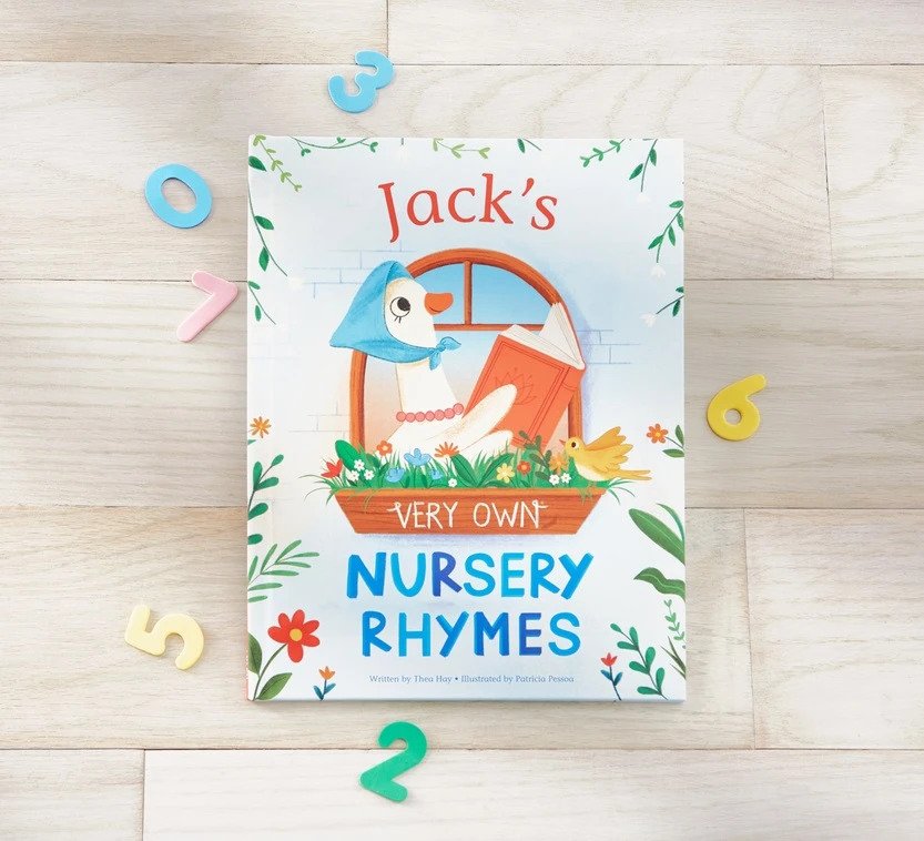 Personalized nursery rhymes book for babies and toddlers