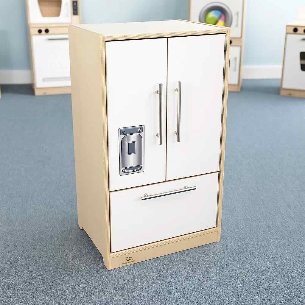 Contemporary Pretend-Play Refrigerator Natural