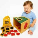 モンテッソーリ　謎の箱　ミステリー・ボックス　Montessori Montessori Tactile Mystery Box | Alphabet Trains & Toys