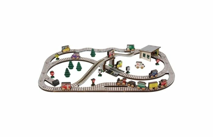 Wooden Train Town Set Made in USA. Free Shipping. Buy Now