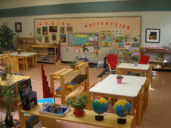 What is involved with the Montessori method?