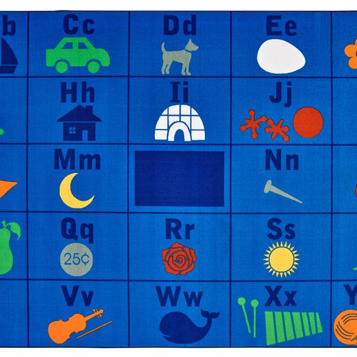 Alphabet Seating Rug for Playroom - Image 4