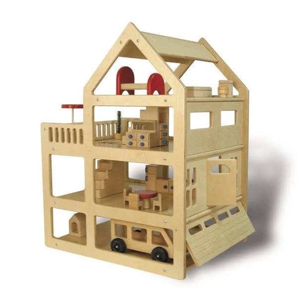 Dollhouses are good pretend play toys for autistic children