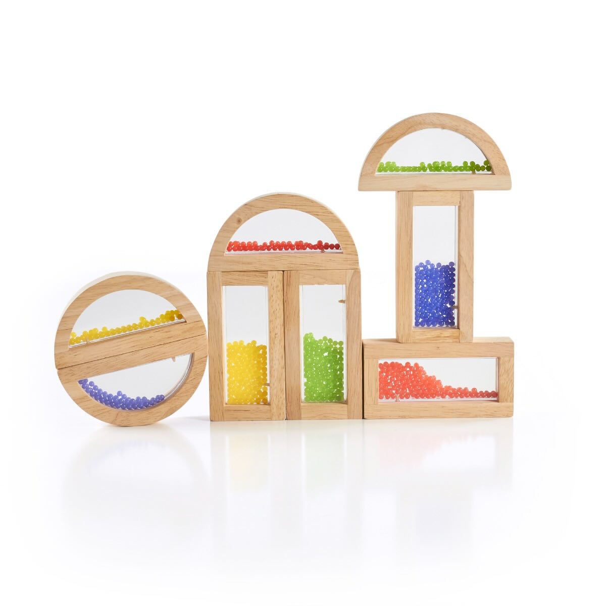 Creative Play with Crystal Bead Rainbow Blocks