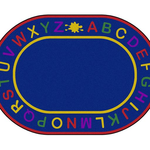 Alpha Oval Classroom Rug