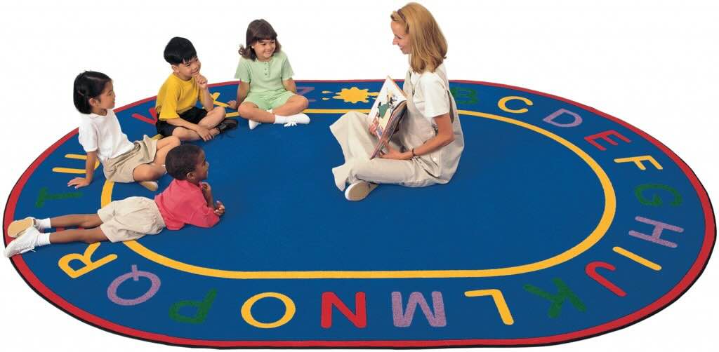 Spacious Alpha Classroom Rug