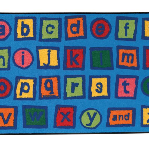 Alphabet Blocks Classroom Rug