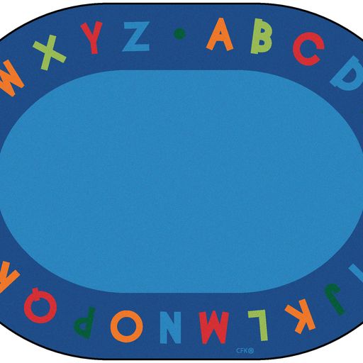 Non-slip Alphabet Circletime Rug for Classrooms and Learning Spaces