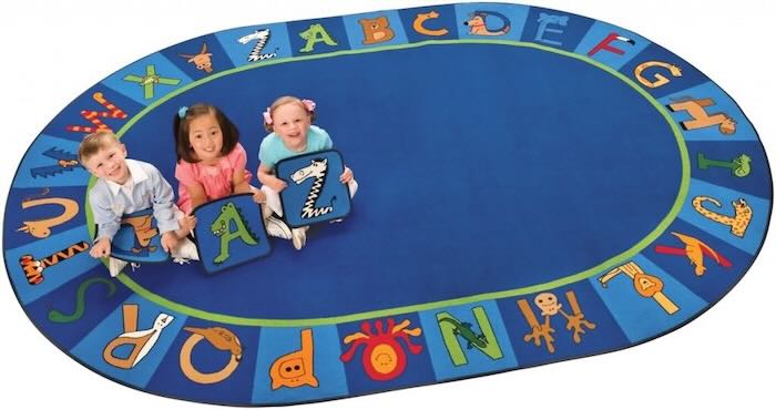 ABC Rug for Classroom and Montessori Learning