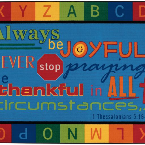 Always Be Joyful Carpet - Classroom Fun