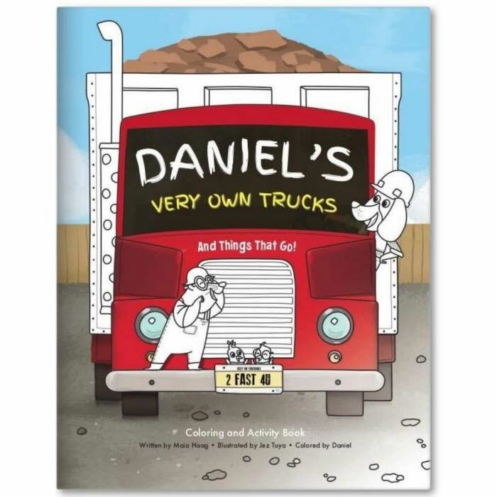 Personalized coloring books