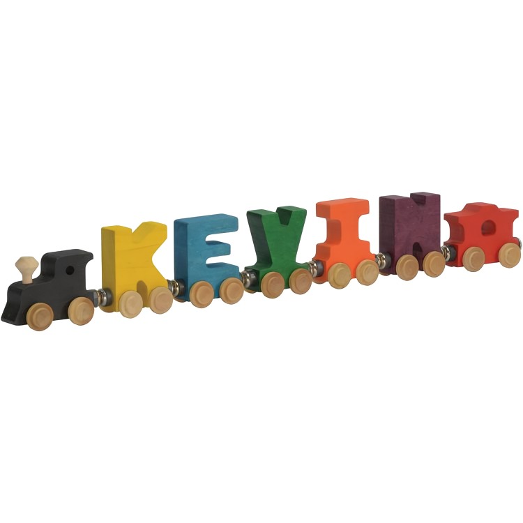 Educational Wooden Name Train