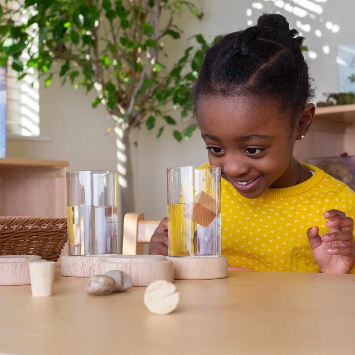 Clear Treasure Tubes - Natural Materials and Exploration