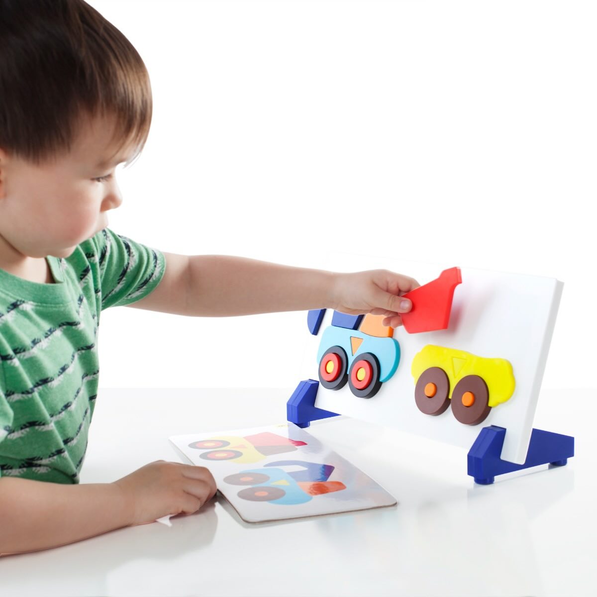 thumbnail image 2 of Guidecraft Construction Truck Sort And Match Color And Shapes Matching Game For Children Kids Early Learning And Development Toy 2 of 9