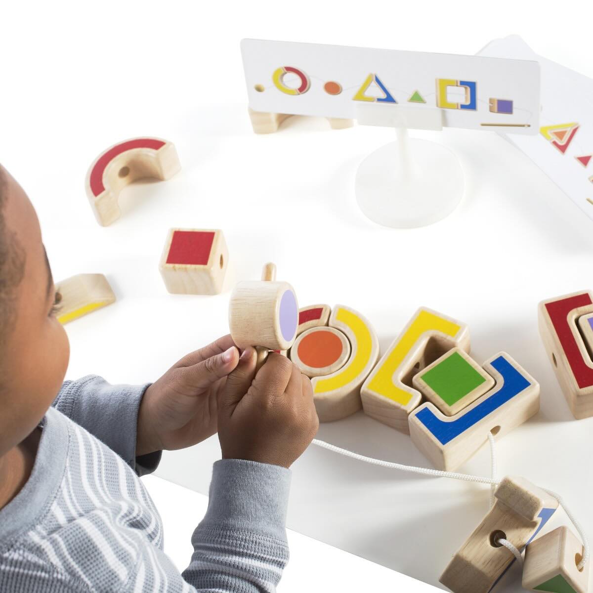 Wooden Shapes for Fine Motor Skills Development