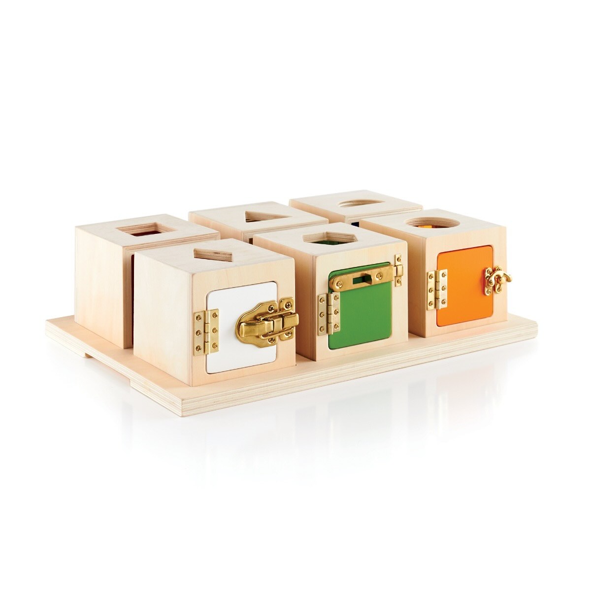 Guidecraft Peekaboo Lock Boxes Set