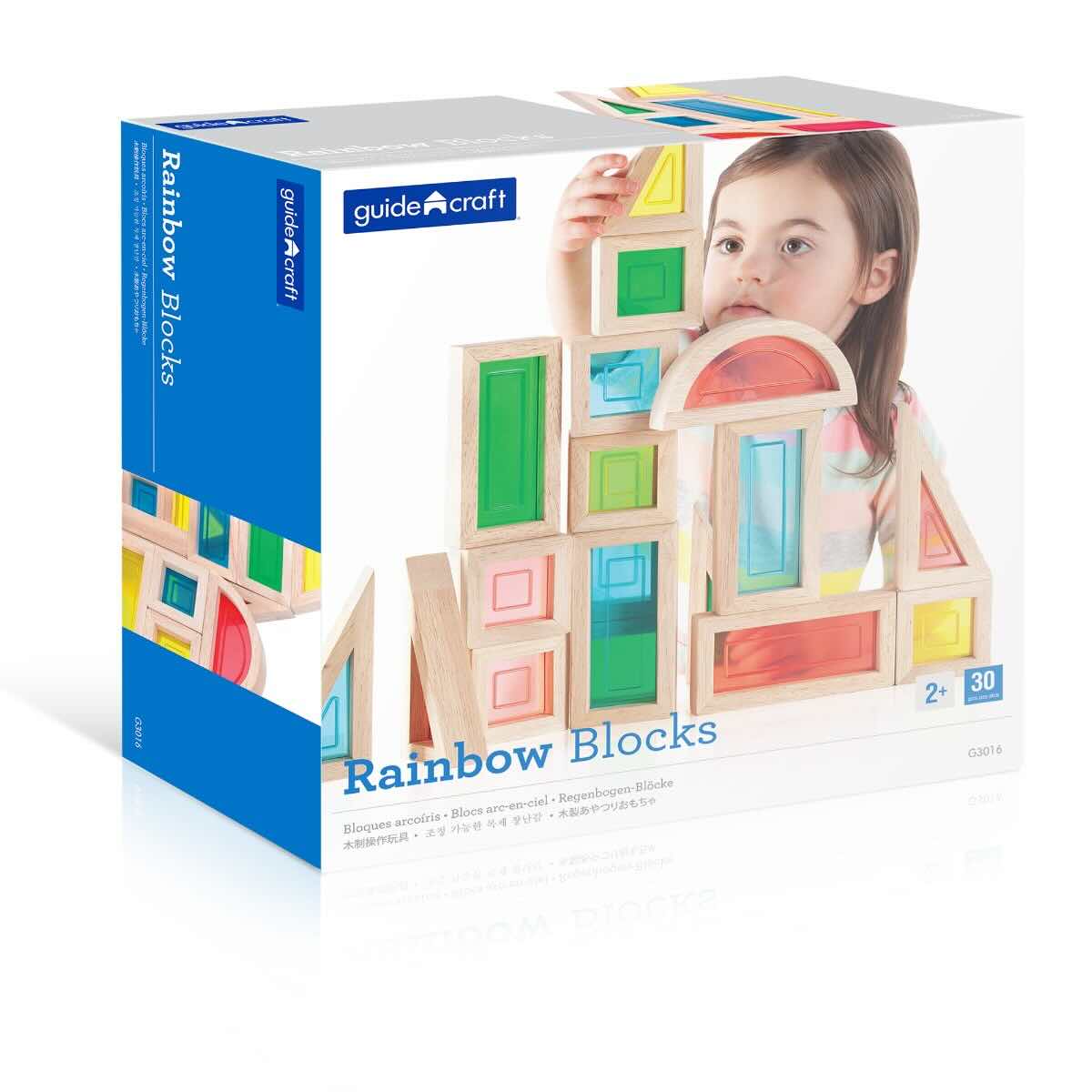 Guidecraft Rainbow Blocks - Fun Educational Toy