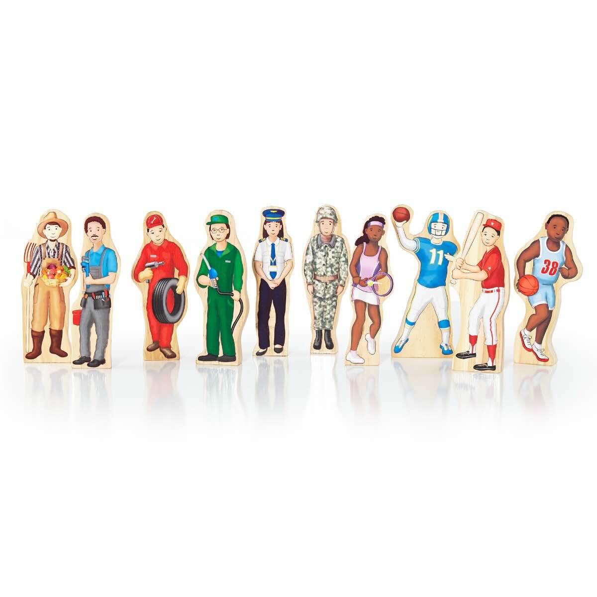 Guidecraft Wooden Career Figures