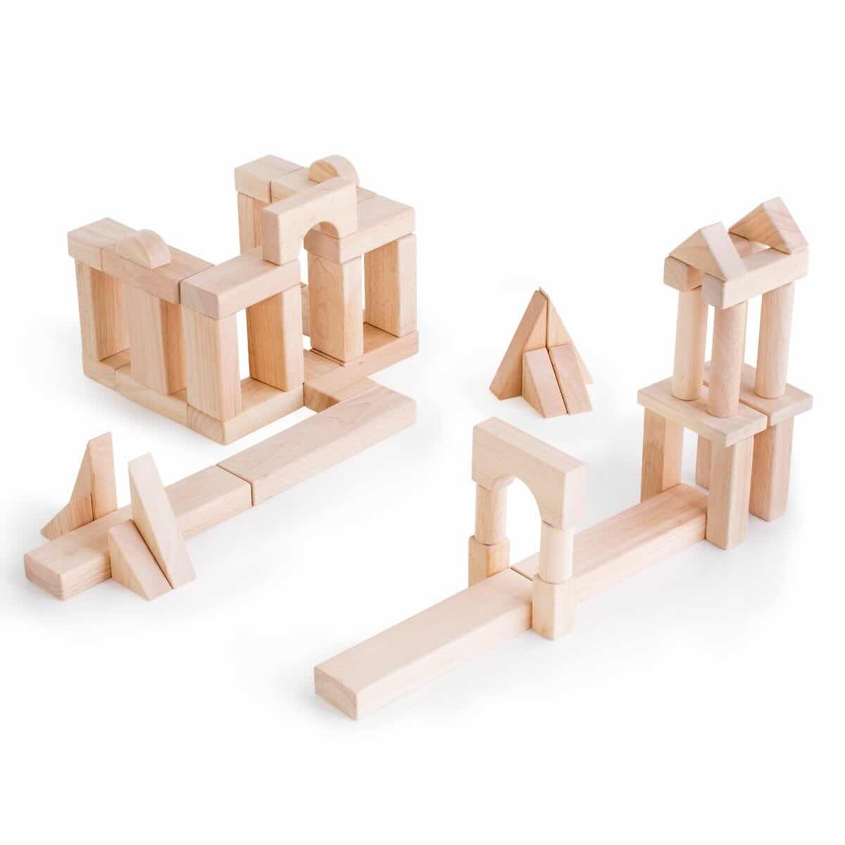 Guidecraft 218 Piece Wooden Block Set