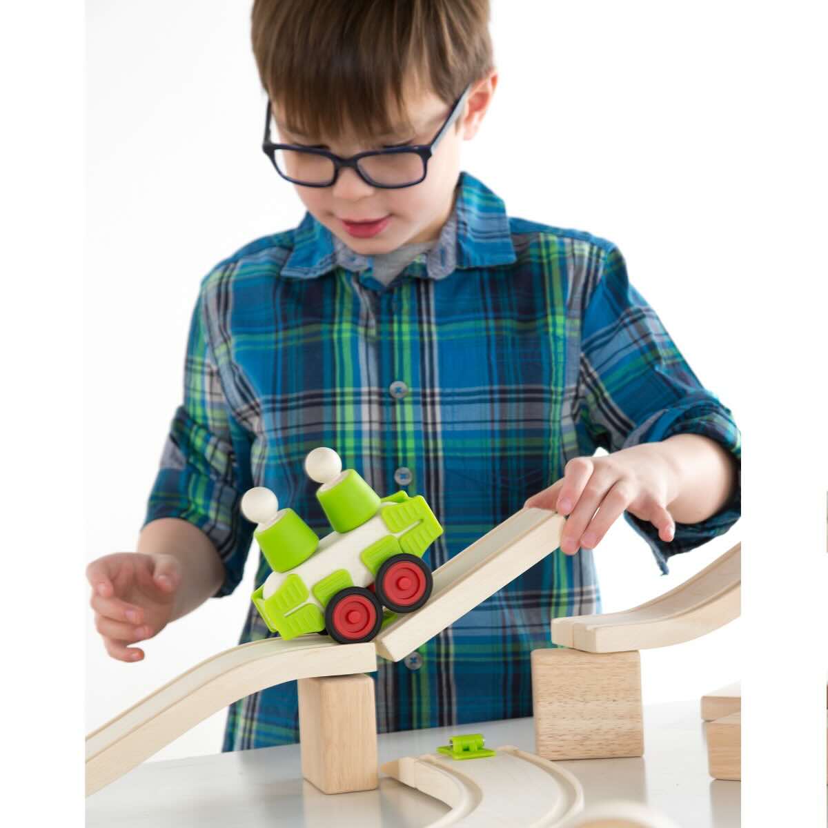 Guidecraft Wooden Block Set A for STEM Learning