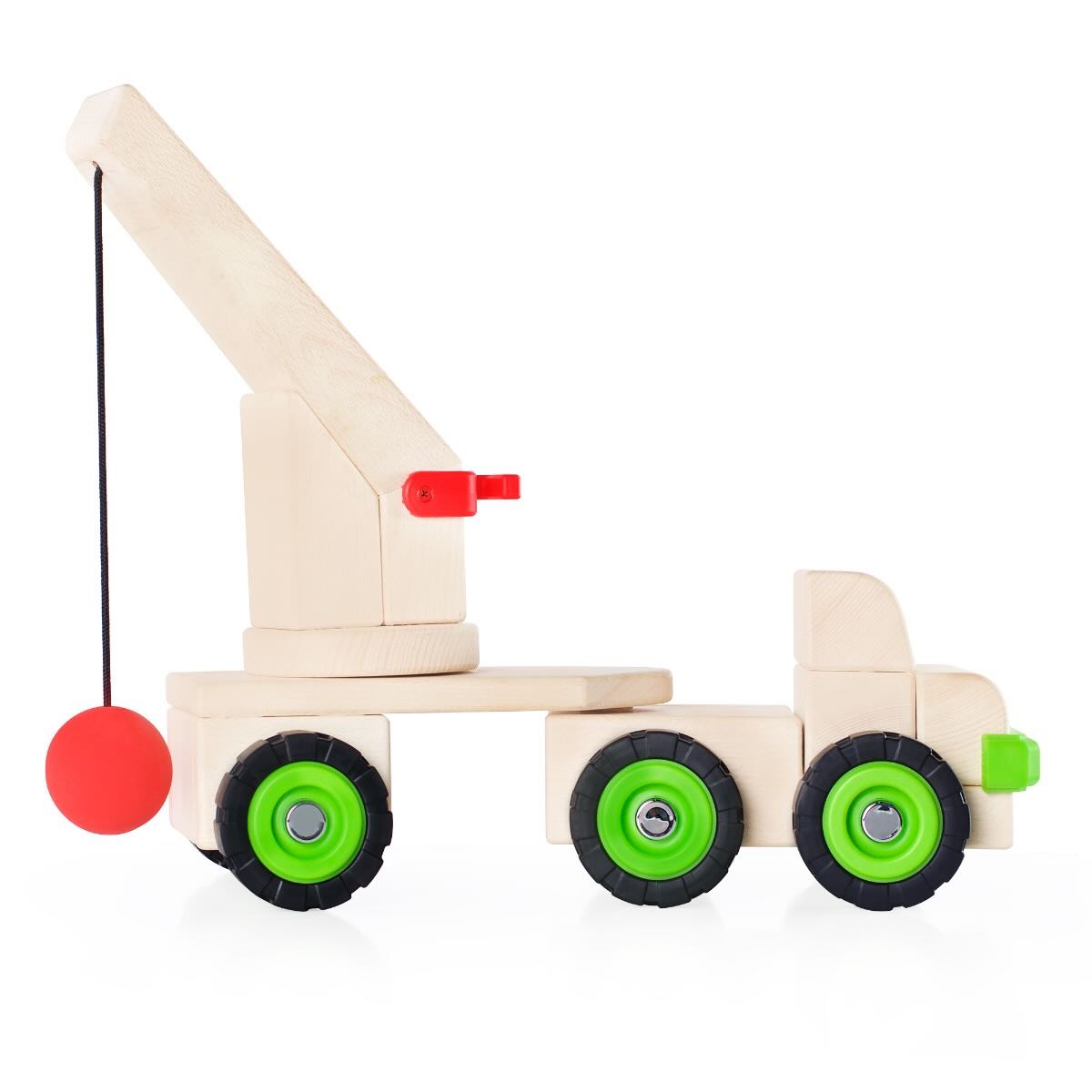 Guidecraft Block Science Wrecking Ball Truck - Fun and Educational