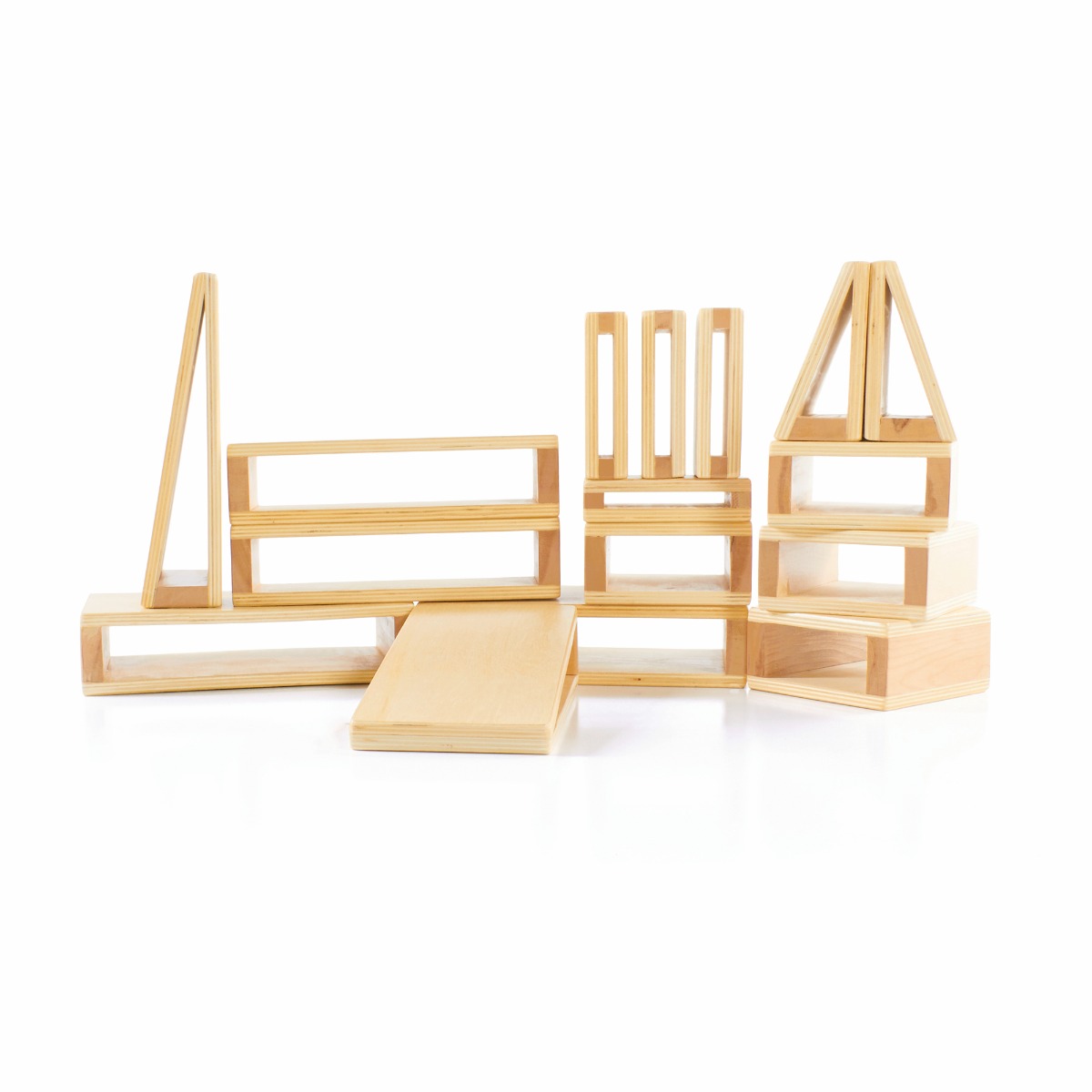 Hollow Wooden Blocks for Kids Learning