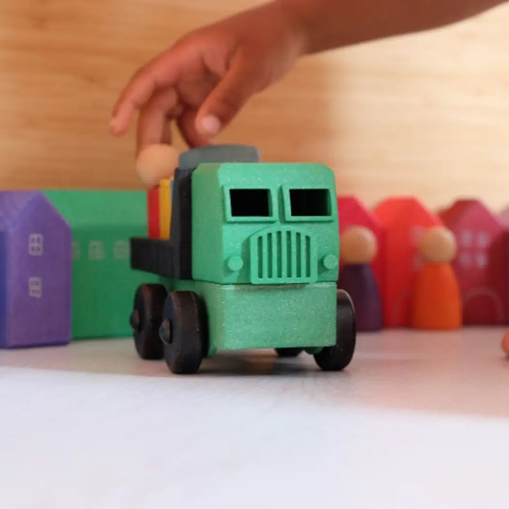 Eco-Friendly Cargo Truck by Luke's Toy Factory