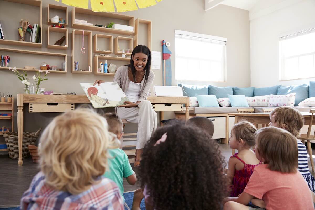 Personalized book reading during circle time