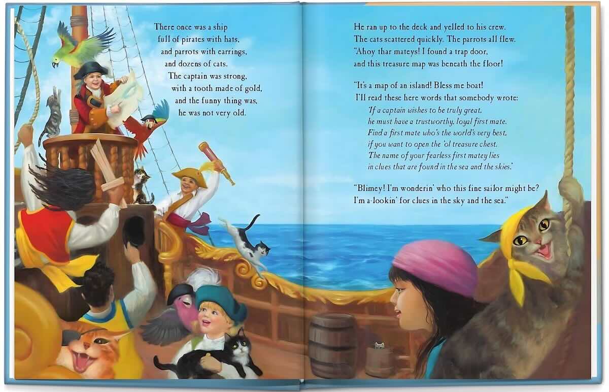 Personalized Pirate Tale Keepsake