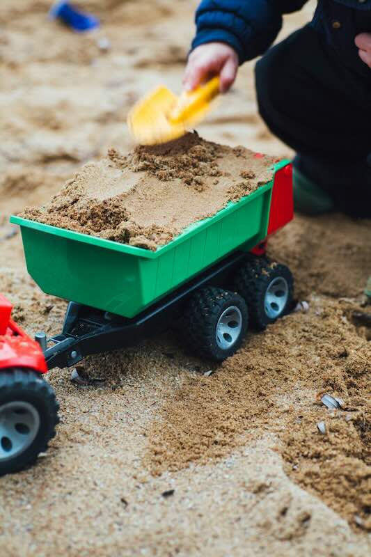 Exploring sensory toys