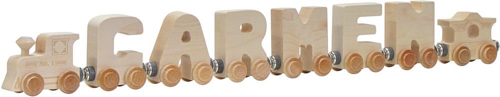 6 Letter Name Train Personalized Toy