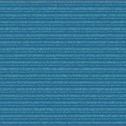 KIDSoft Subtle Stripes Carpet - Blue/Teal Image 1