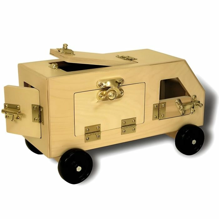 Lock-Up Van Montessori Toy