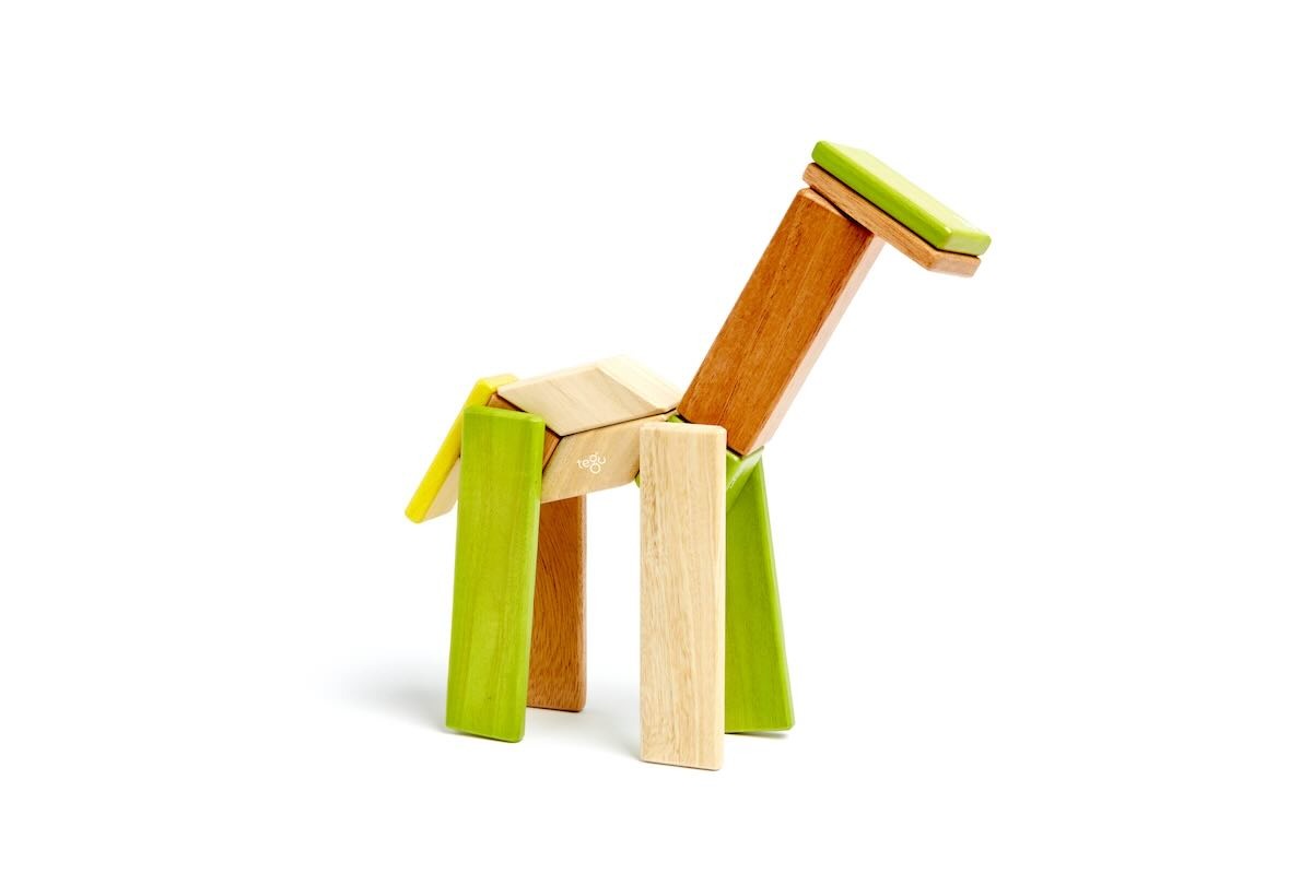 Montessori-inspired Tegu Wooden Magnetic Blocks Set