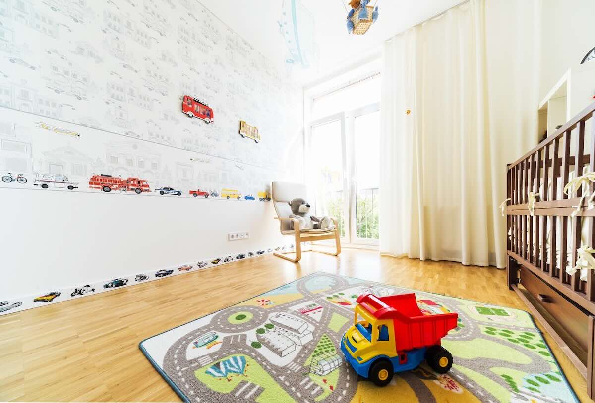 Train Playroom Rug