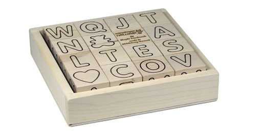 Sustainable Wooden Letter Blocks